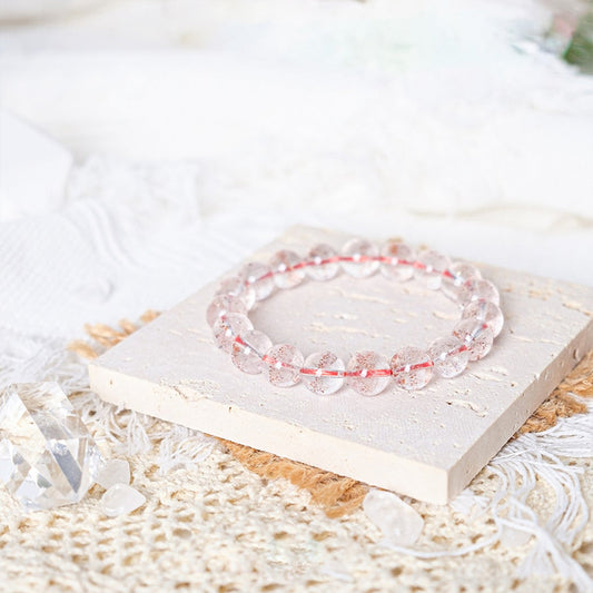 Golden Strawberry Super Seven Bracelet|Super Seven