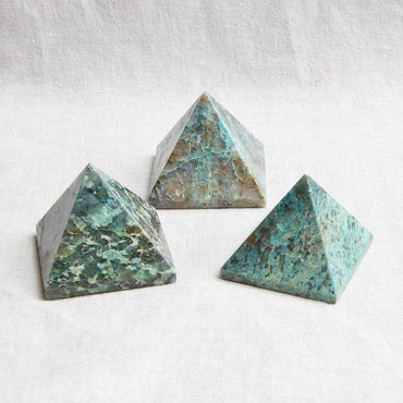 Chrysocolla Pyramid