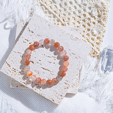 Arusha gold sunstone bracelet