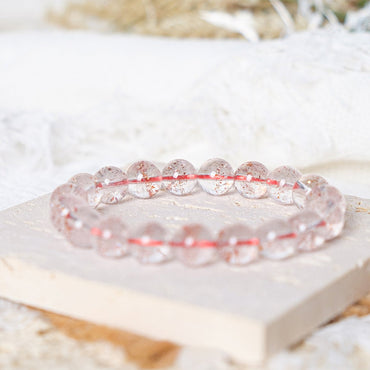 Golden Strawberry Super Seven Bracelet|Super Seven