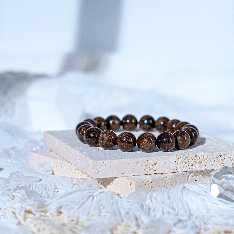 Gold Copper Devil Hair Crystal Bracelet