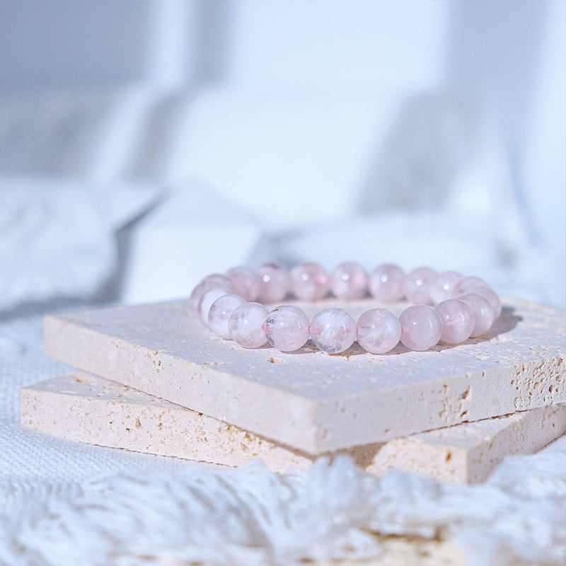 Cherry Blossom Silk Mica Bracelet
