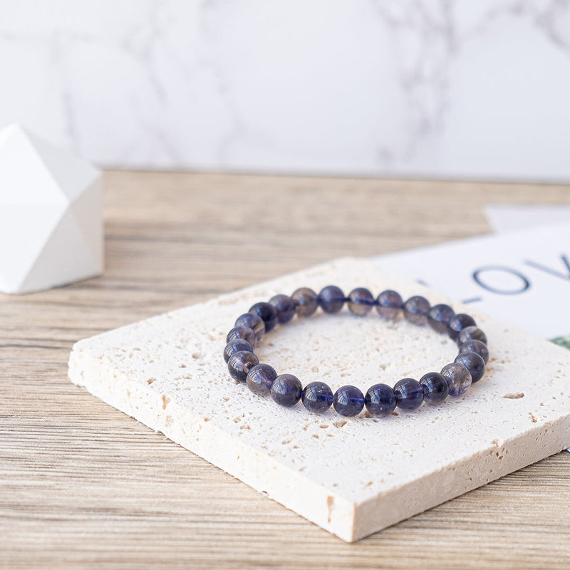 Transparent Cordierite Bracelet