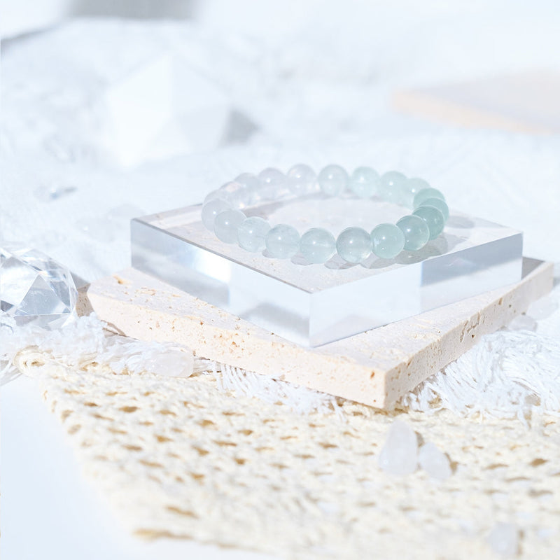 Gradient Brushed Fluorite Bracelet