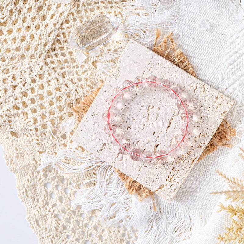 Golden Strawberry Super Seven Bracelet