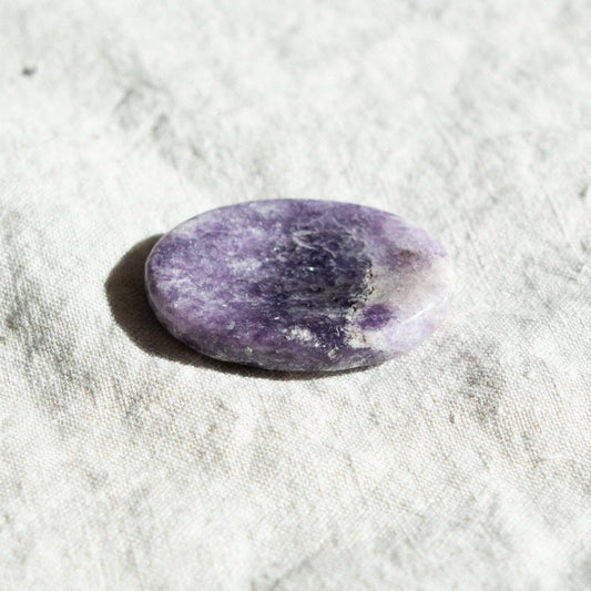 Lepidolite Worry Stone