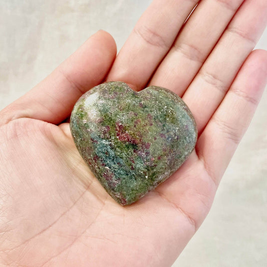 Ruby-Kyanite Heart