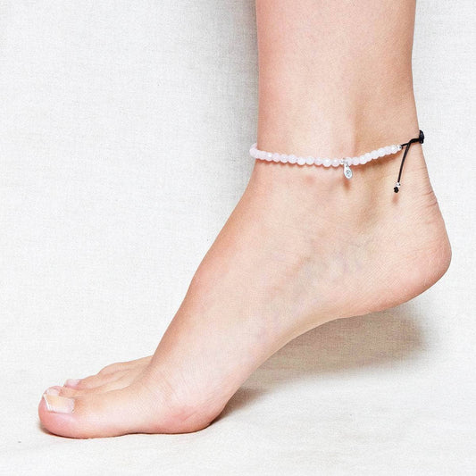 Rose Quartz Energy Anklet
