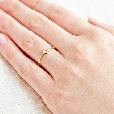Rose Quartz Silver or Gold Ring