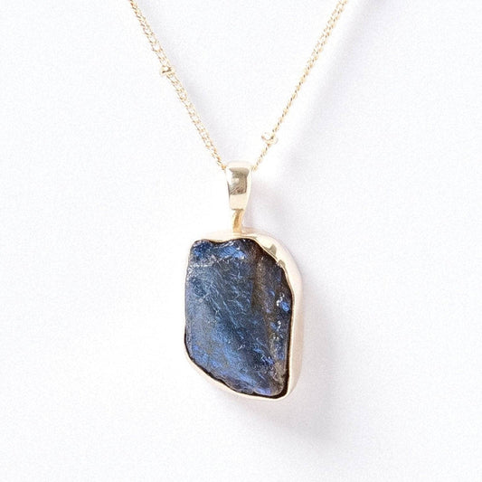 Labradorite Raw Crystal Necklace