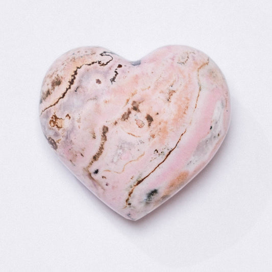 Peruvian Rhodonite Hearts - AAA Premium Quality