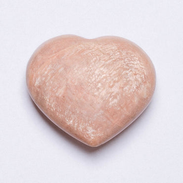 Peach Moonstone Hearts - AAA Premium Quality