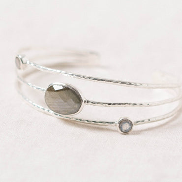 Labradorite Gold or Silver Bracelet