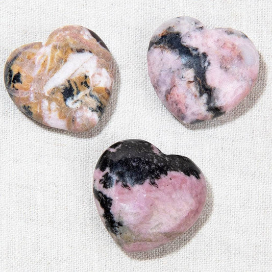 Rhodonite Mini Heart Set