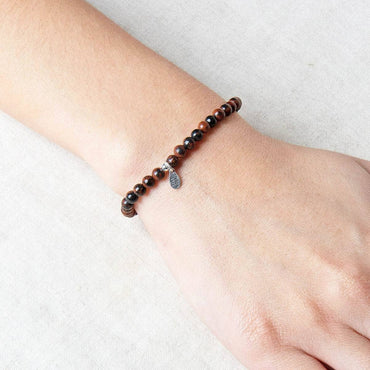 Mahogany Obsidian Energy Bracelet