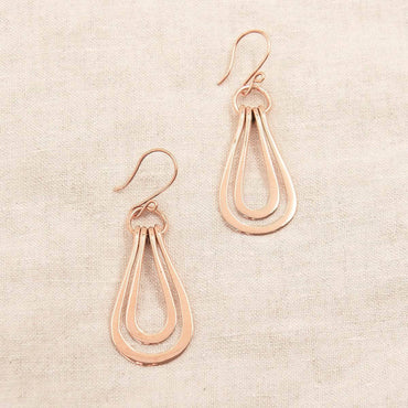 Copper Wire Wrap Earrings - Limited Edition