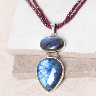 Handmade Labradorite Pendant Necklace