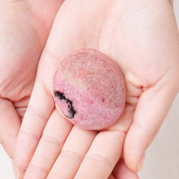 Rhodonite Palm Stones - AAA Premium Quality