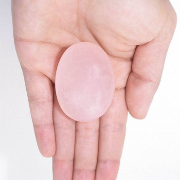 Rose Quartz Palm Stone - AAA Premium Quality