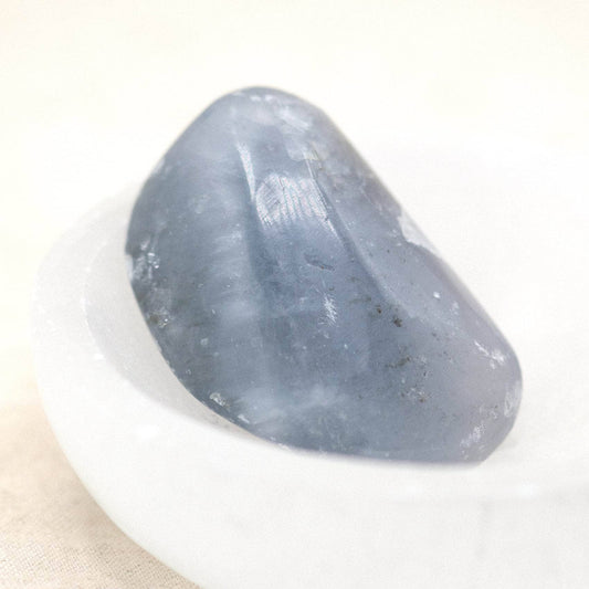 Celestine Palm Stones - AAA Premium Quality