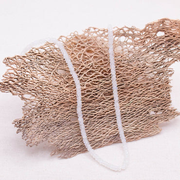 Rainbow Moonstone Single or Double Strand Bead Necklace