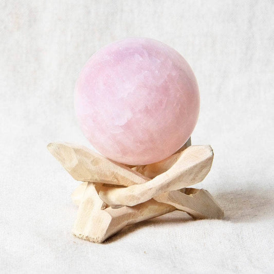 Rose Quartz Sphere with Tripod
