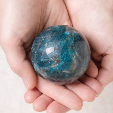 Apatite Sphere with Tripod