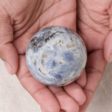 Cobalt Blue Quartz Sphere with Tripod - AAA Premium Quality