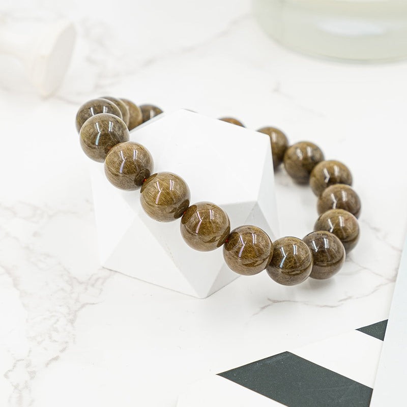 Champagne Devil Hair Crystal Bracelet