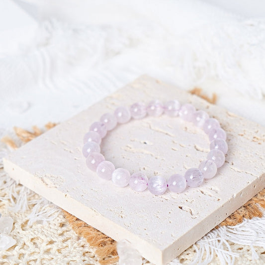 Rock sugar kunzite bracelet