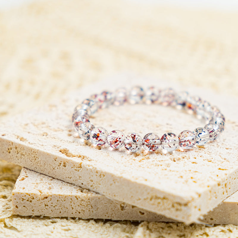 Red Biotite Super Seven Bracelet｜Super Seven