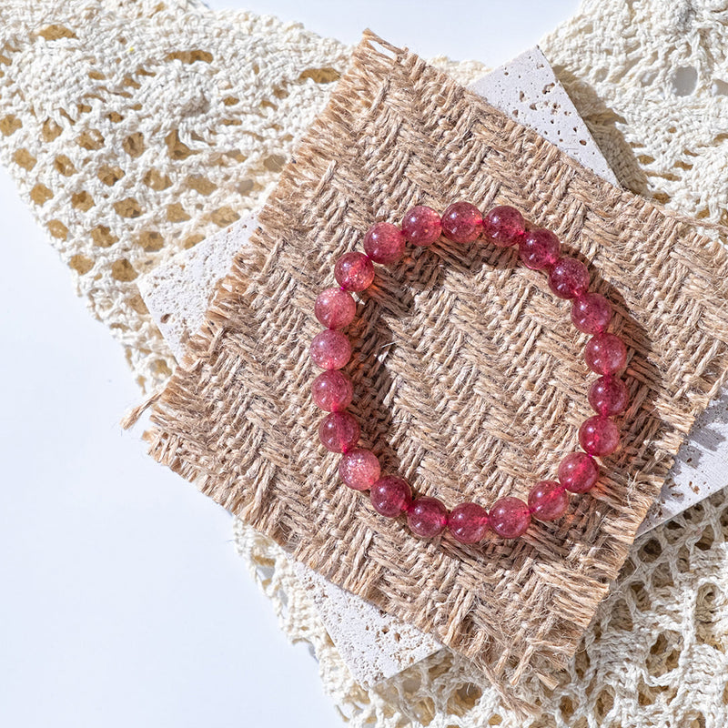 Sands Starlight Red Strawberry Crystal Bracelet