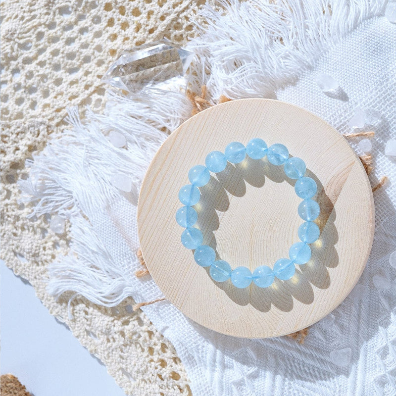 Baby Blue aquamarine bracelet
