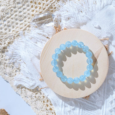 Baby Blue aquamarine bracelet