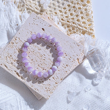 Chevron Amethyst Bracelet