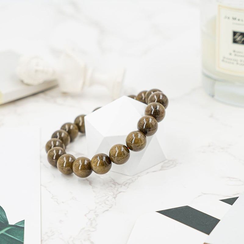 Champagne Devil Hair Crystal Bracelet