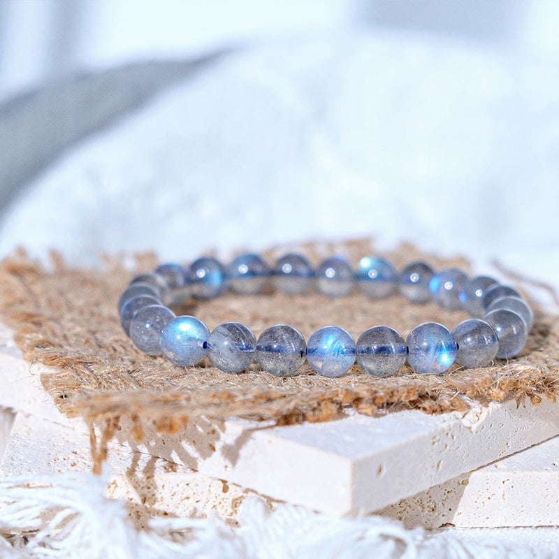 Small Light Bulb Labradorite Bracelet