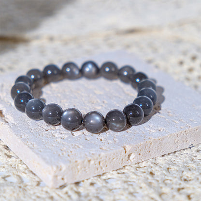Black Moon Stone Bracelet
