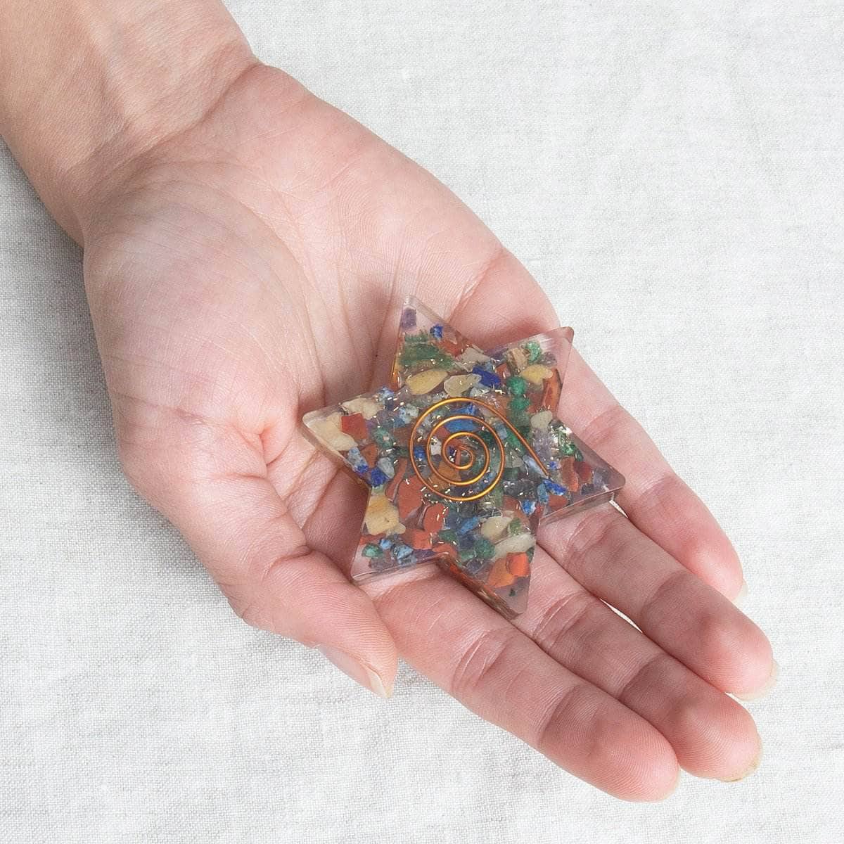 Orgone Gemstone Stars