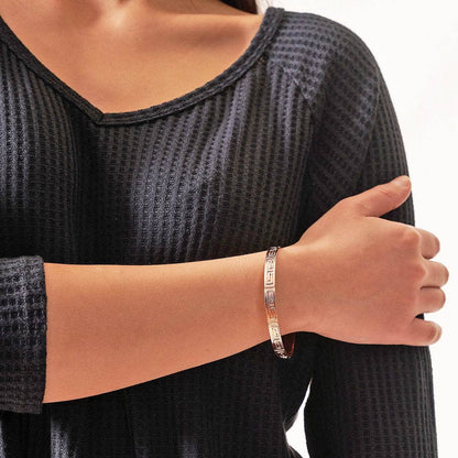 Aztec Copper Bangle