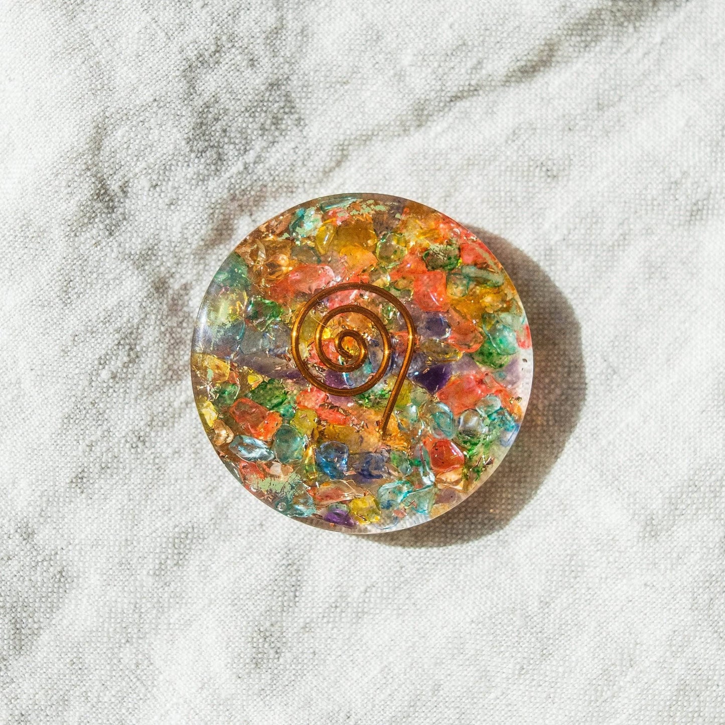Gemstone Orgone Disc