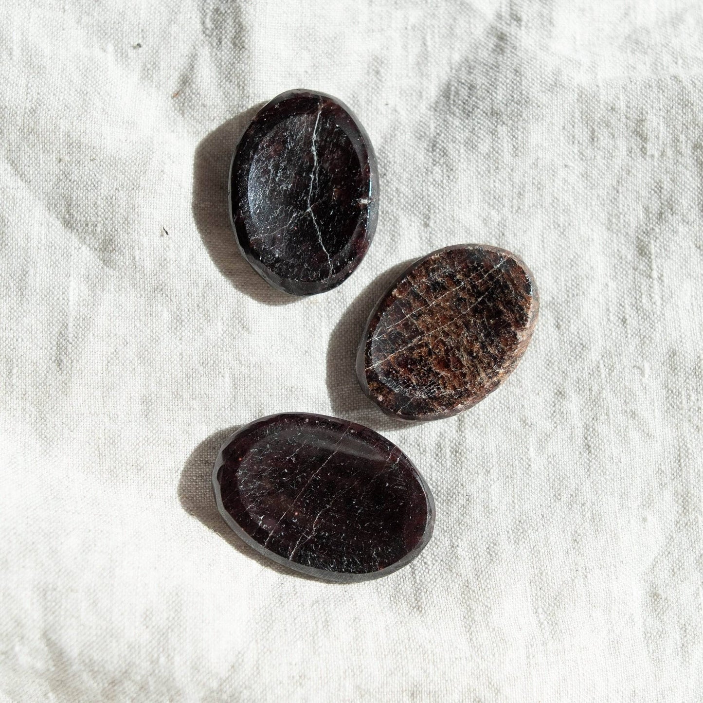 Garnet Worry Stone