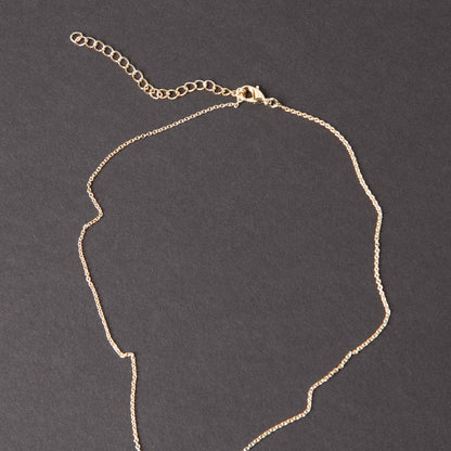 Clear Quartz Crystal Point Necklace