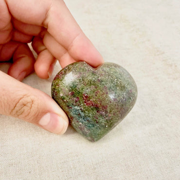 Ruby-Kyanite Heart