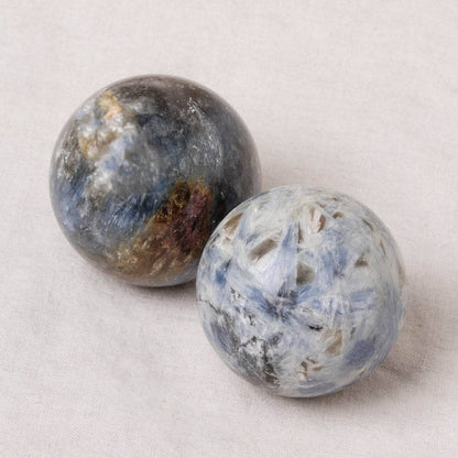Cobalt Blue Quartz Sphere with Tripod - AAA Premium Quality