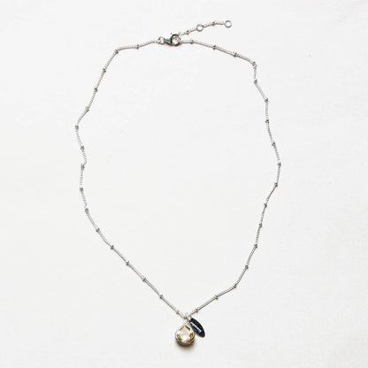 November Citrine Birthstone Necklace