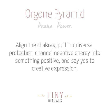 Mini Gemstone Orgone Pyramid