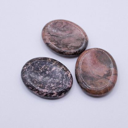 Rhodonite Worry Stone