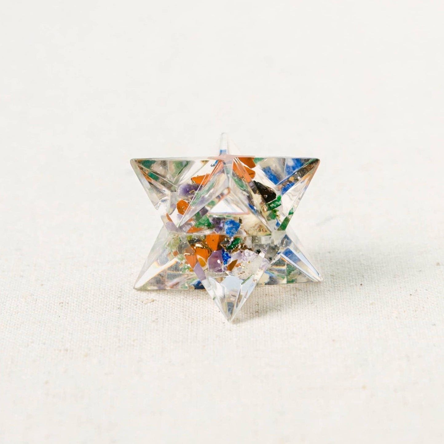 Tiny Gemstone Orgone Merkaba