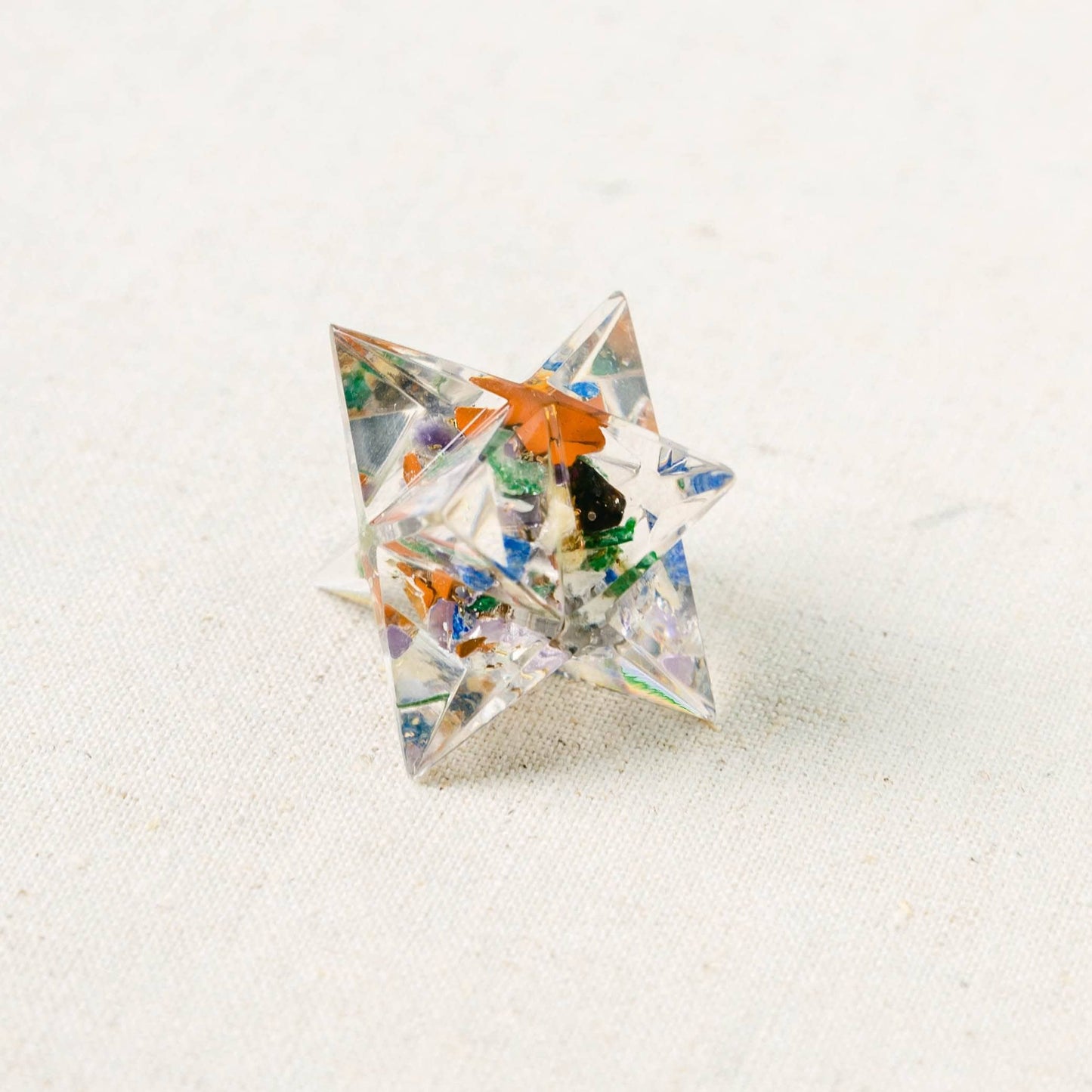 Tiny Gemstone Orgone Merkaba
